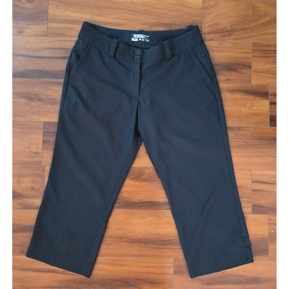 Nike Golf Dri-Fit Tour Performance Capris Pants Womens 10 Activewear